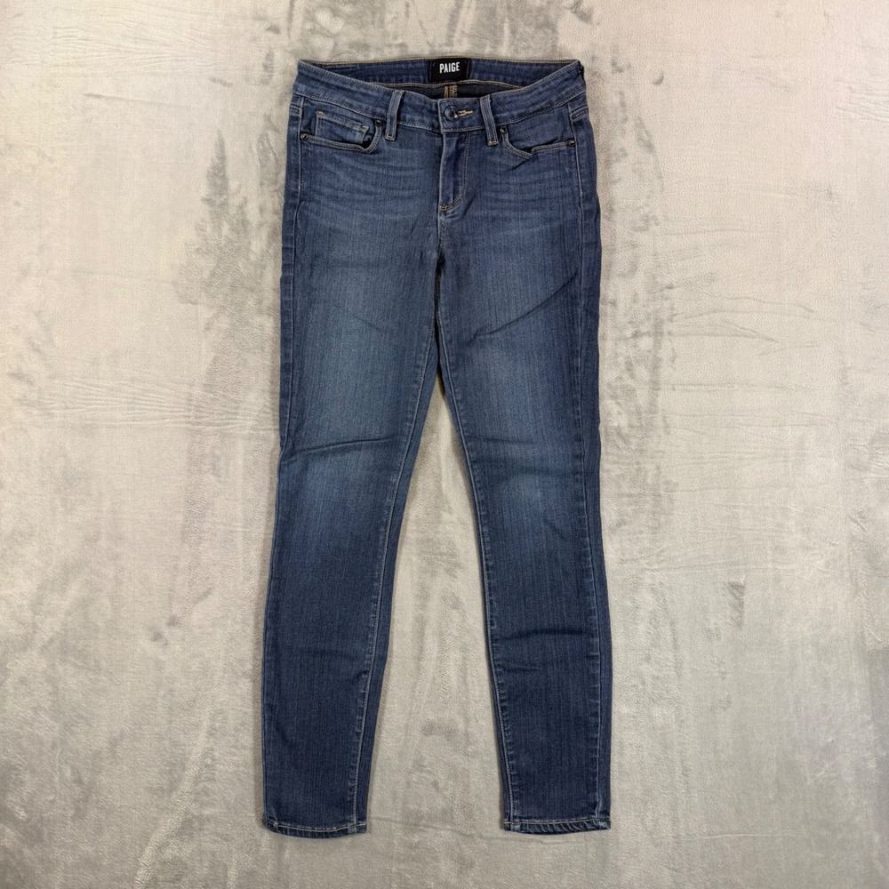Paige Verdugo Ankle Skinny Jeans‎ Women's Size 27 Blue Dark Wash Denim Pants